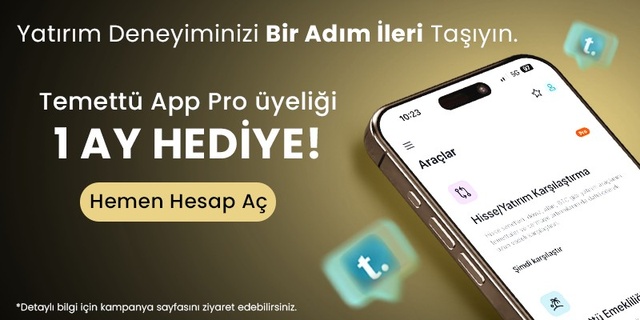 Temettü App Pro Paket Kampanyası