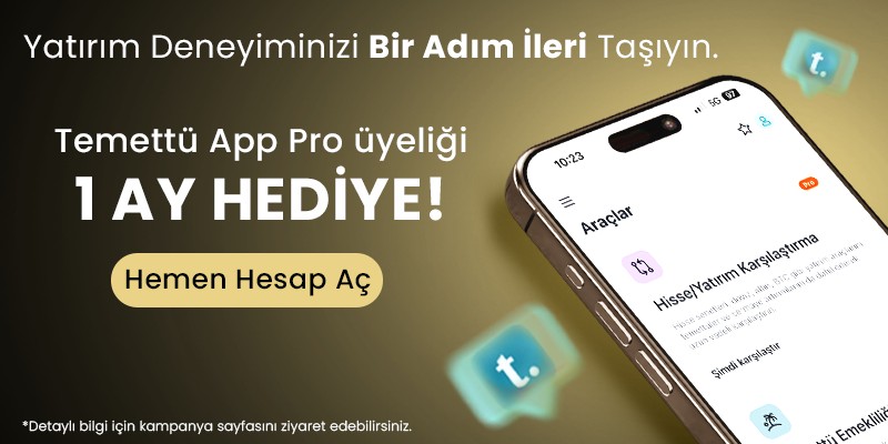 Temettü App Pro Paket Kampanyası