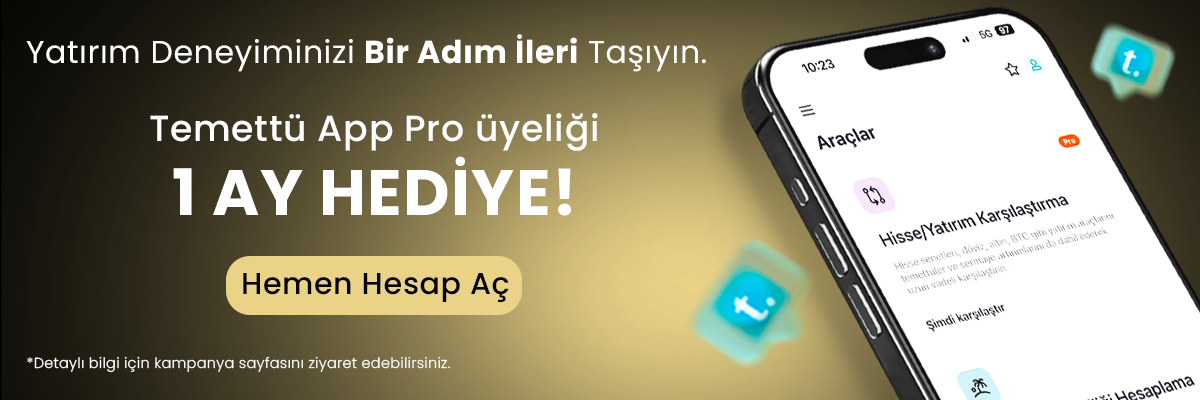 Temettü App Pro Paket Kampanyası